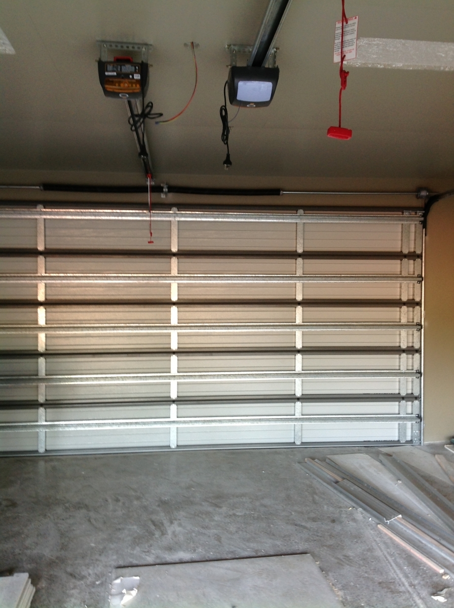 Inside BnD Panellift Hingeless Garage Door